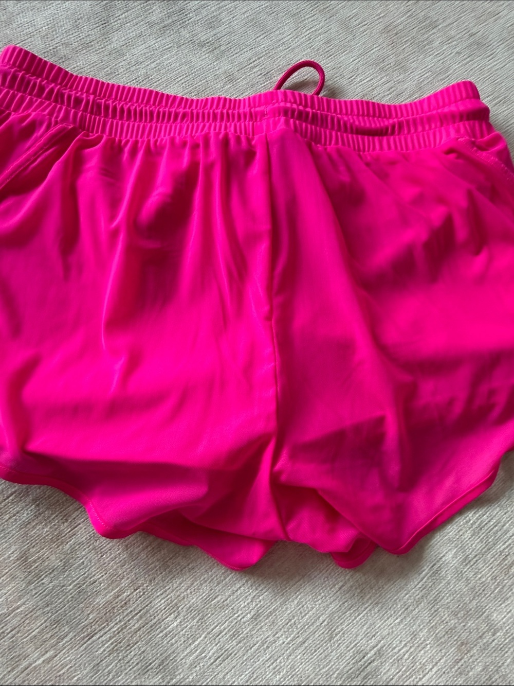 Alo Yoga Hot Pink Athletic Shorts Medium - Picture 4 of 5